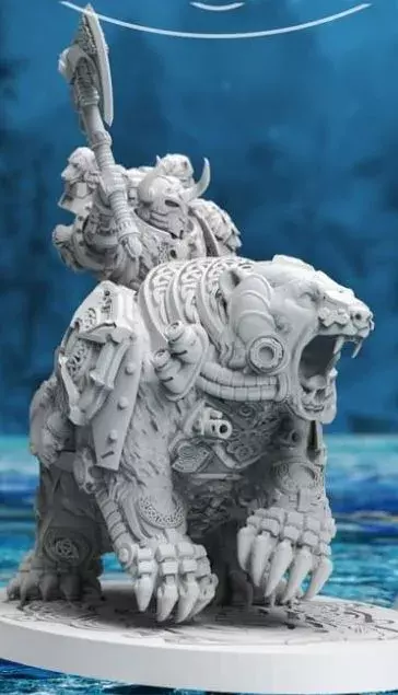 Warhammer 40000 Миниатюра Asgardian Bear Rider 2 — купить миниатюру в ...