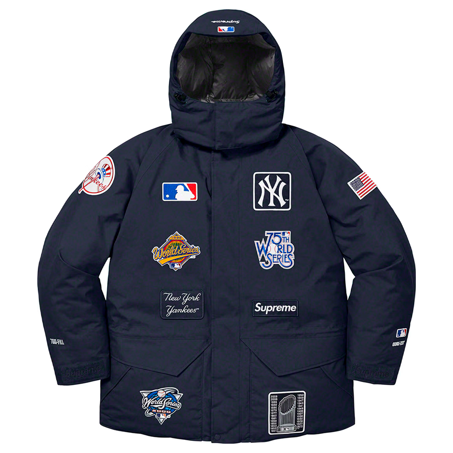 Supreme®/New York Yankees™ Купить Supreme x New York Yankees GORE-TEX Down Jacket