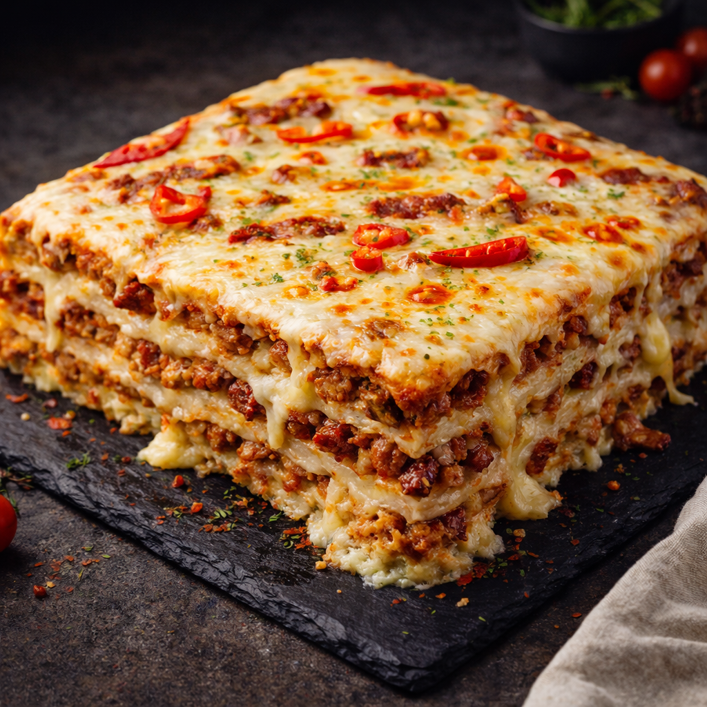 Мясной пирог «Острый испанский с лемонграссом» — 1800 г Мясной пирог «Острый испанский с лемонграссом» — 1800 г