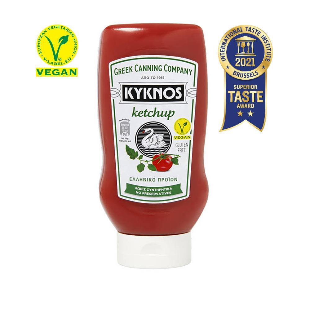 
Кетчуп томатный Kyknos 580 г.