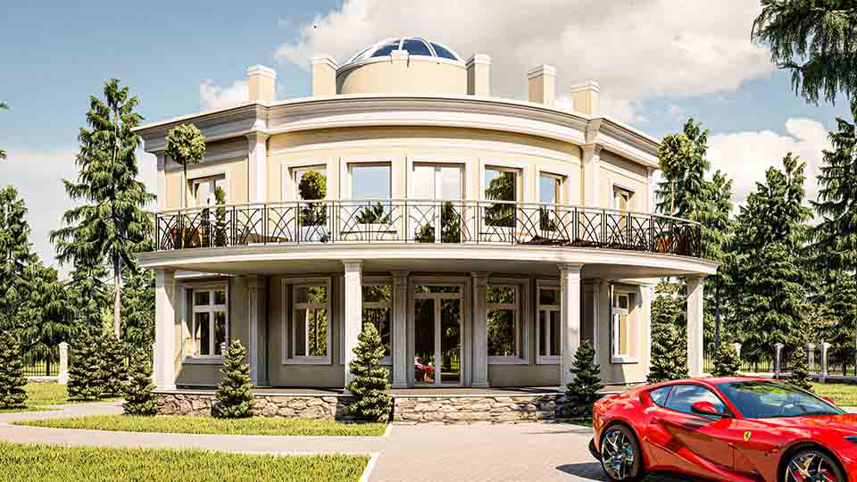 Классический дом в Ропше — Премиум Хаус