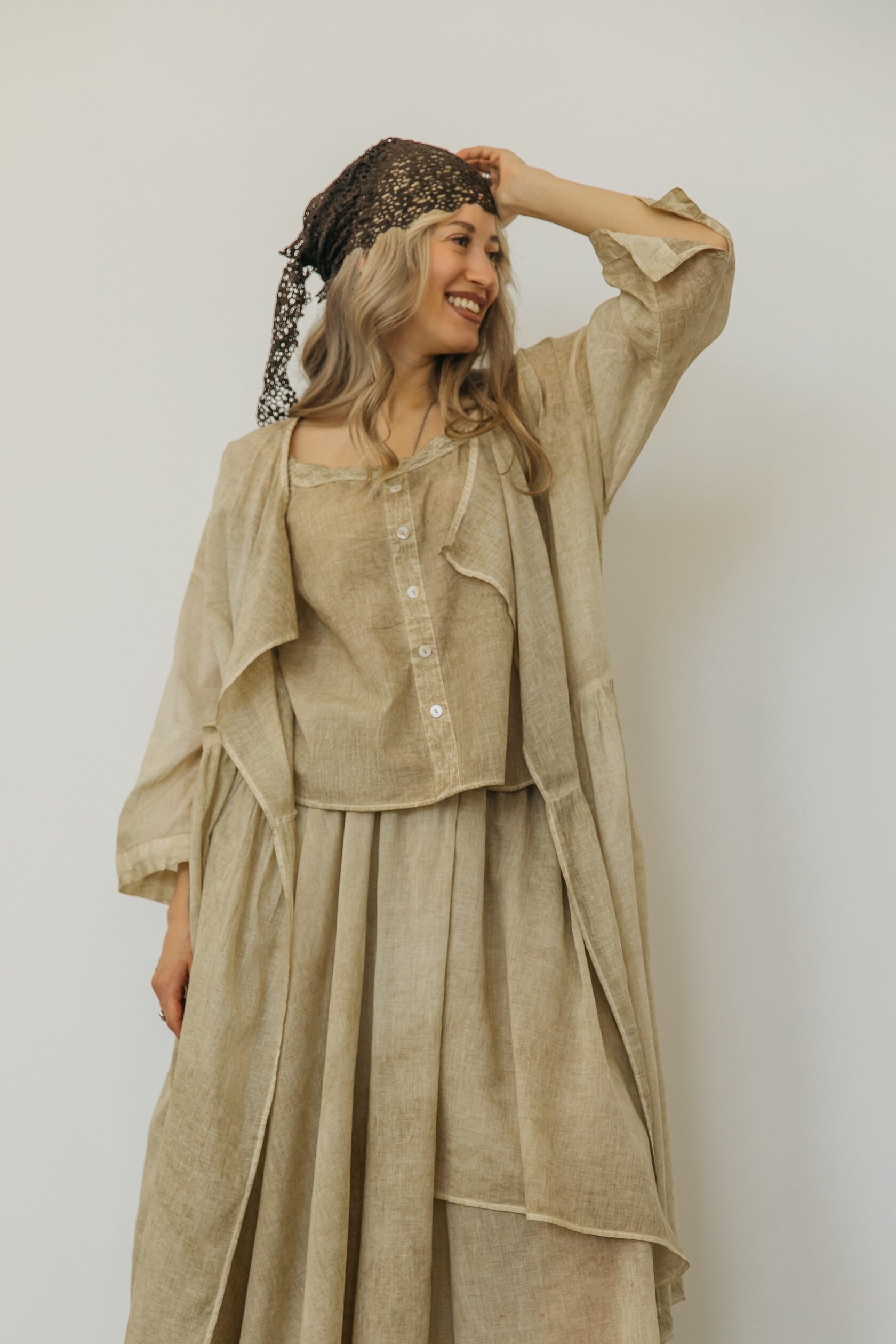 Топ «Воздух» с кружевом