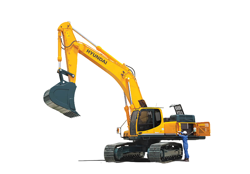 Hyundai R480LC-9S yon tomondan