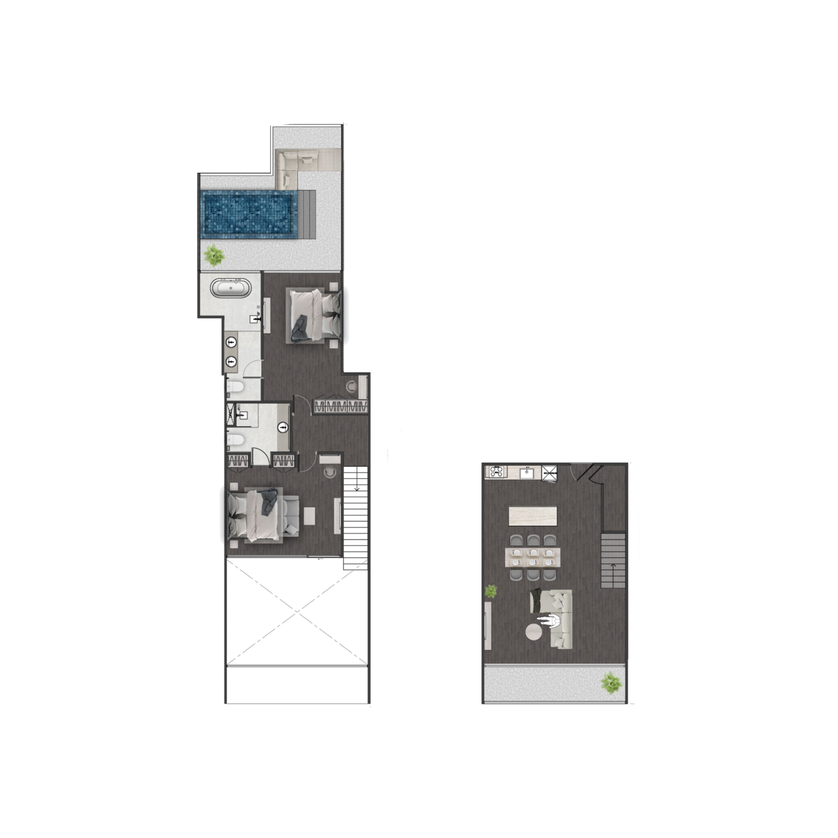Unit 3703 — Penthouse · 153.89 m²