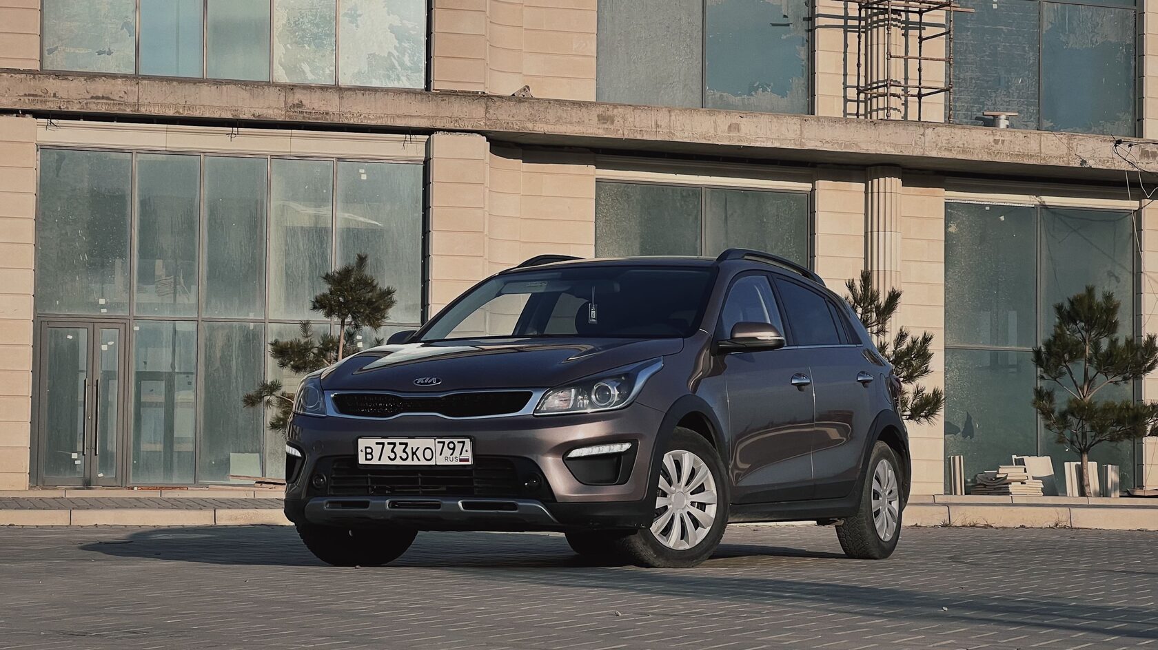 KIA Rio x-line 2018 В733КО _ Автопрокат в Махачкале | Аренда авто в ...