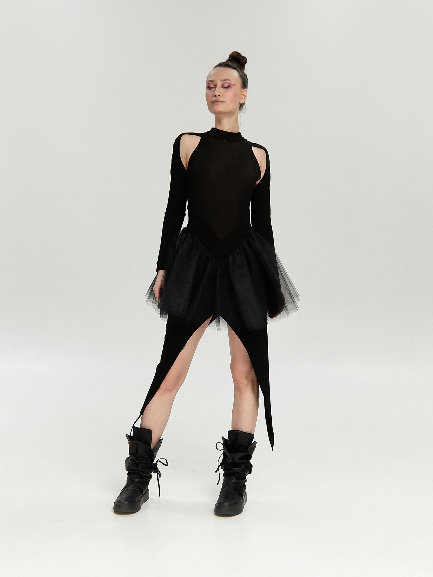 Платье БАЛЕТ черное - XS - Черный