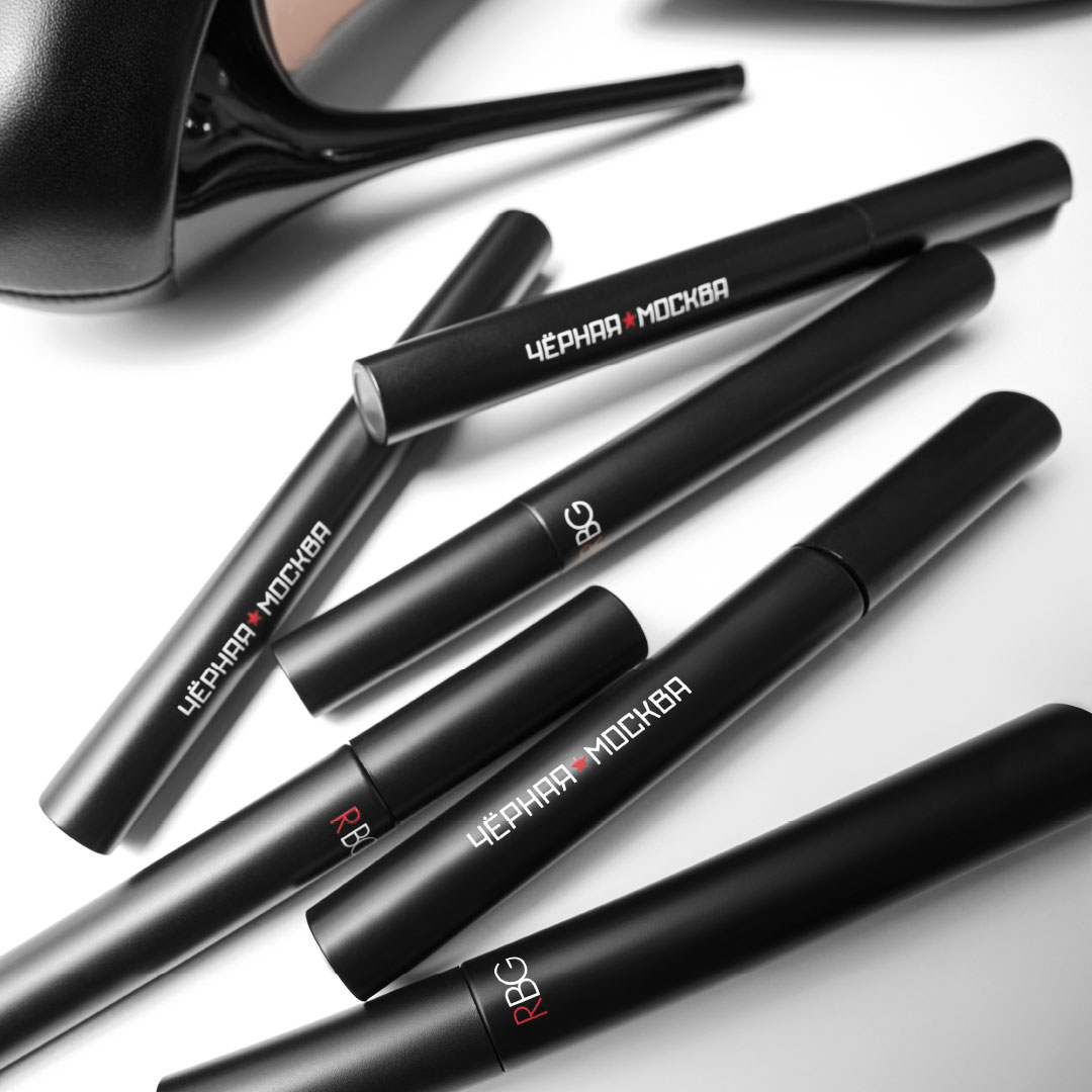 ОБЪЁМНАЯ ТУШЬ ДЛЯ РЕСНИЦ "ЧЁРНАЯ МОСКВА" (ПРОФЕССИОНАЛЬНЫЙ ФОРМАТ) - RBG