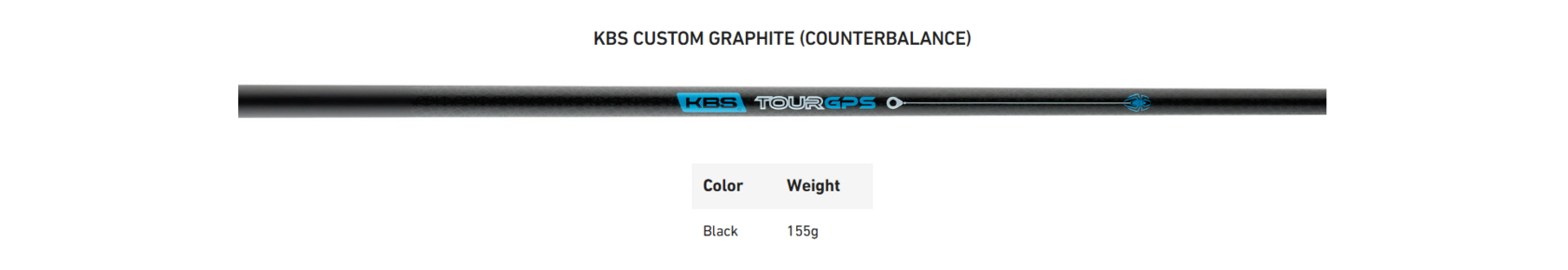 Шафт TaylorMade Spider ZT Black Counterbalance