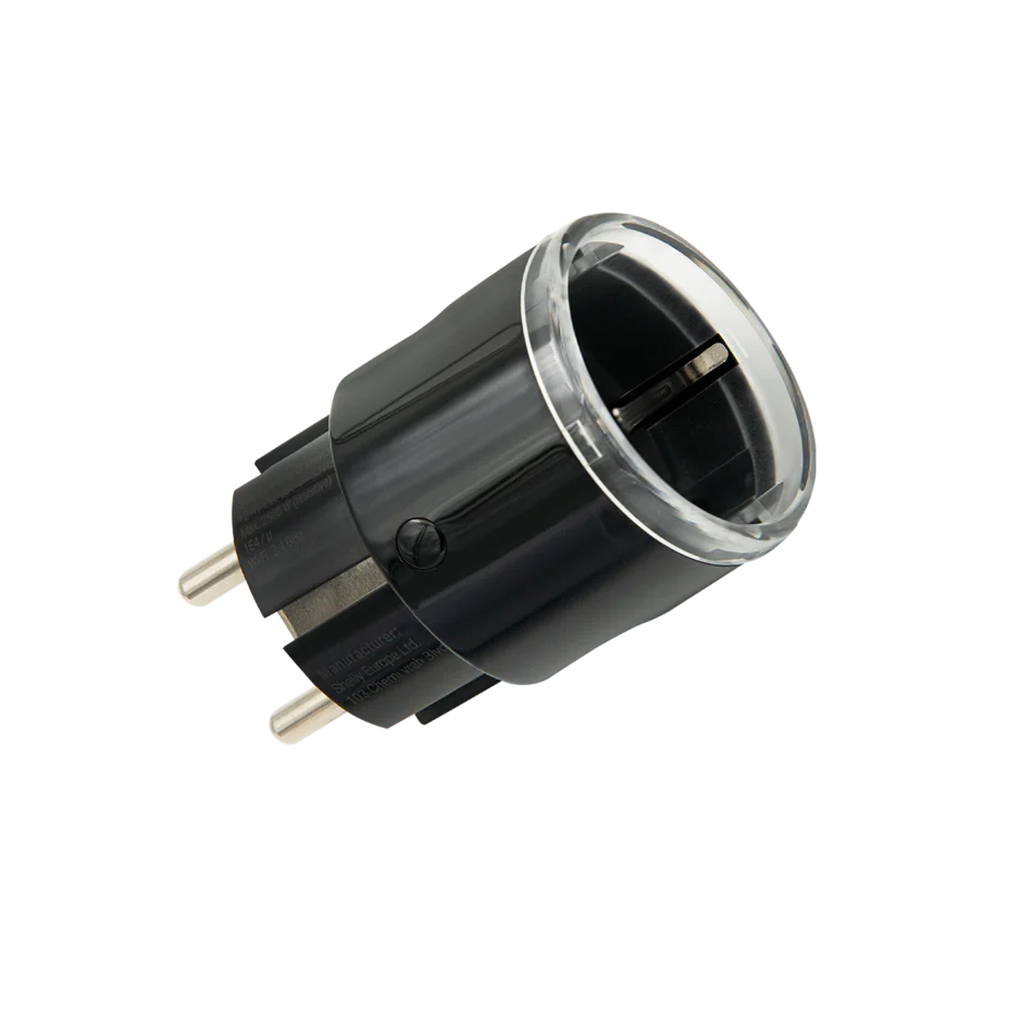 Shelly Plug S MTR GEN3 - Чёрный