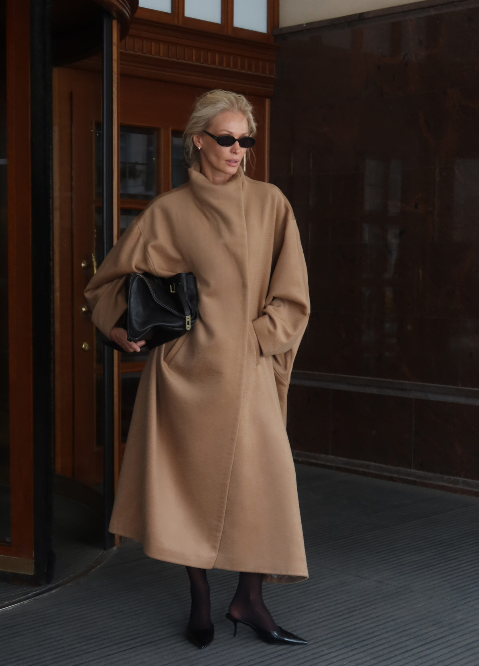 

Пальто Icon из шерсти мериноса - Песочное, Camel;песочный