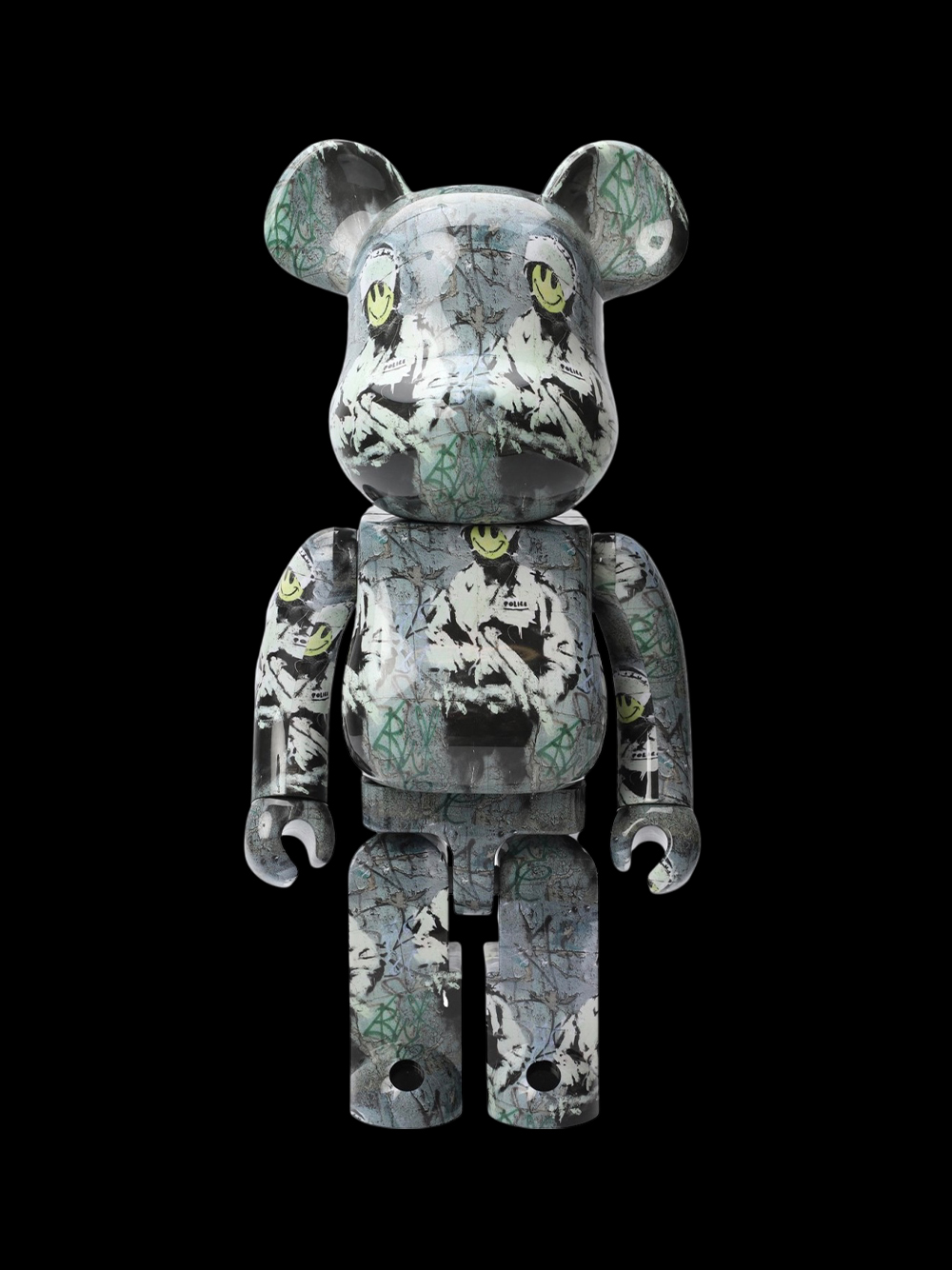 Фигура Bearbrick Riot Cop Brandalism 1000%