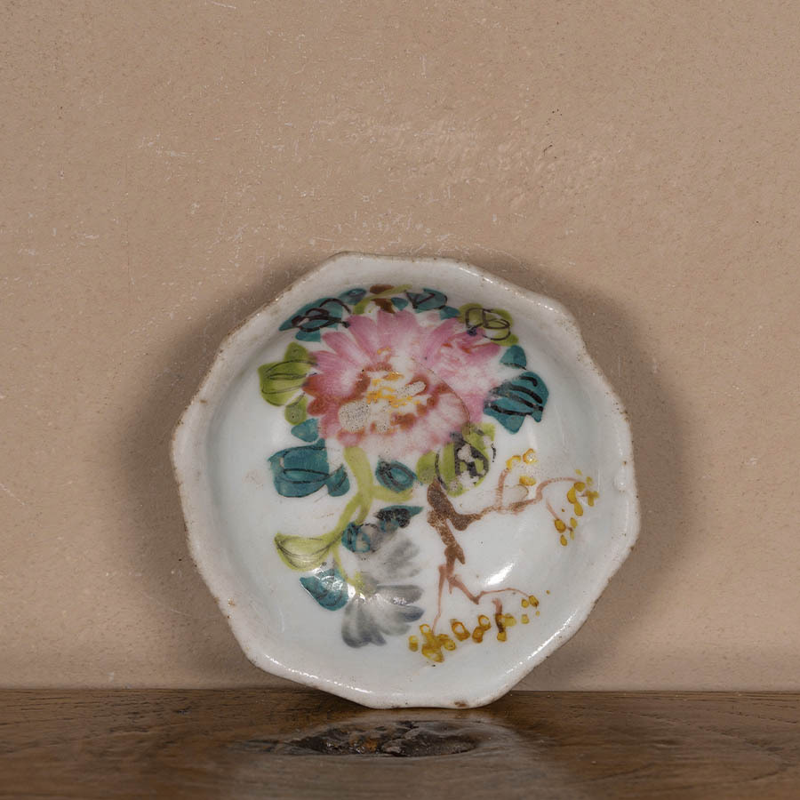 Бэйто подставка под чашечку старинная фарфоровая