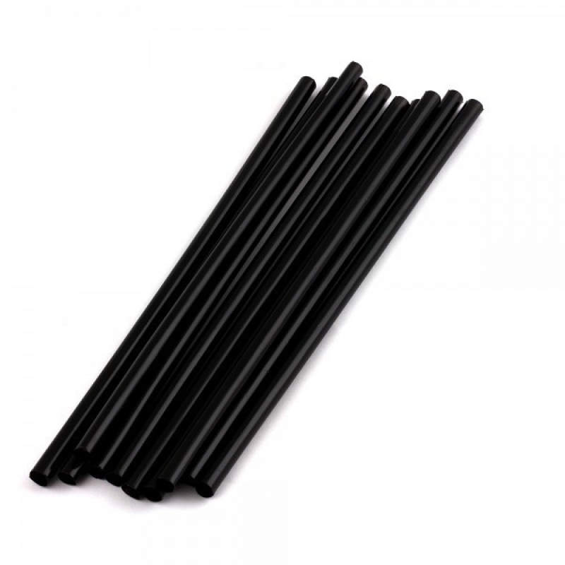 трубочки прямые черные 240*8 мм (250шт). вертлюг 19мм. 8мм l. 8мм l. биты для ударной отвертки 8 мм jtc.