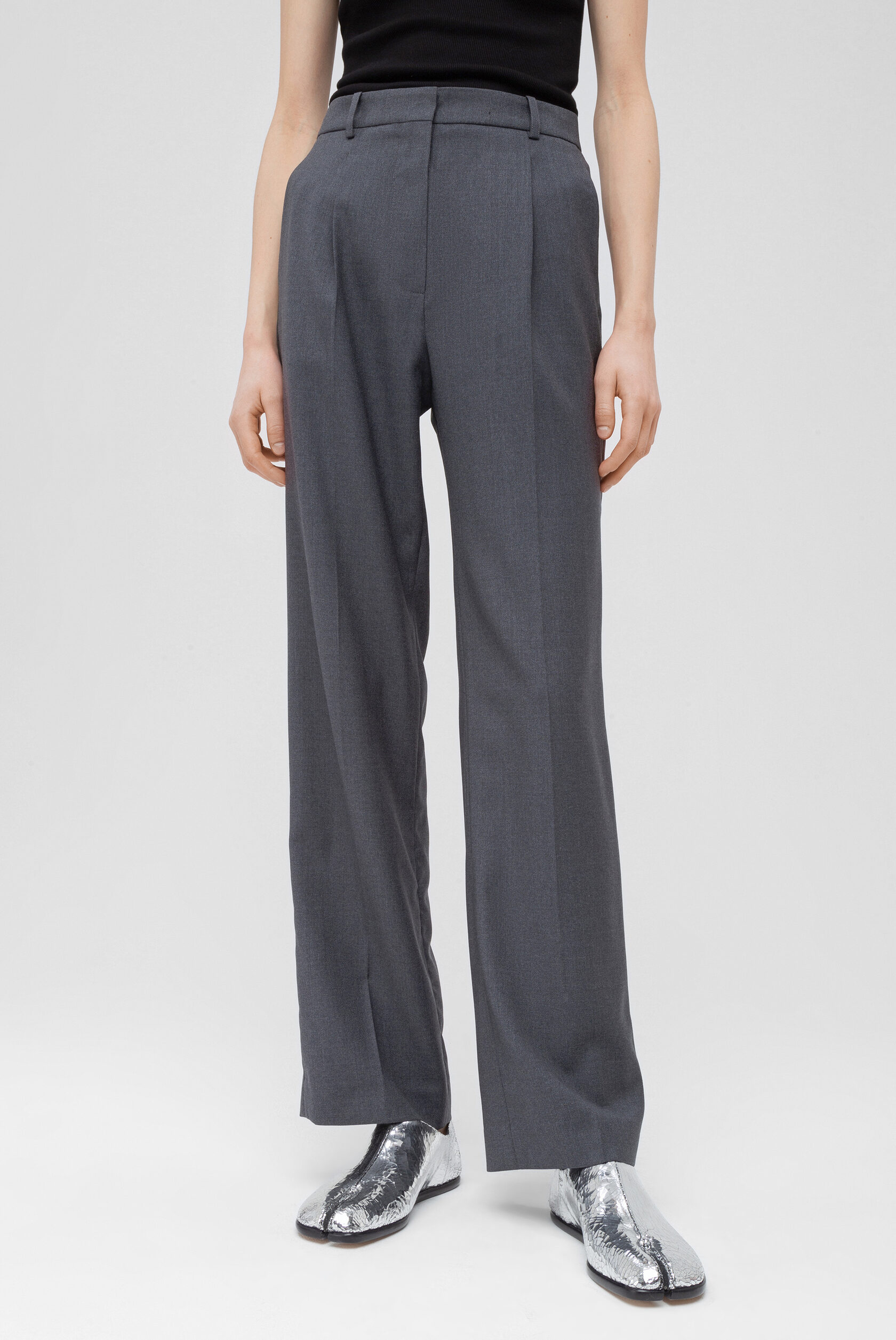 Брюки STRAIGHT WOOL