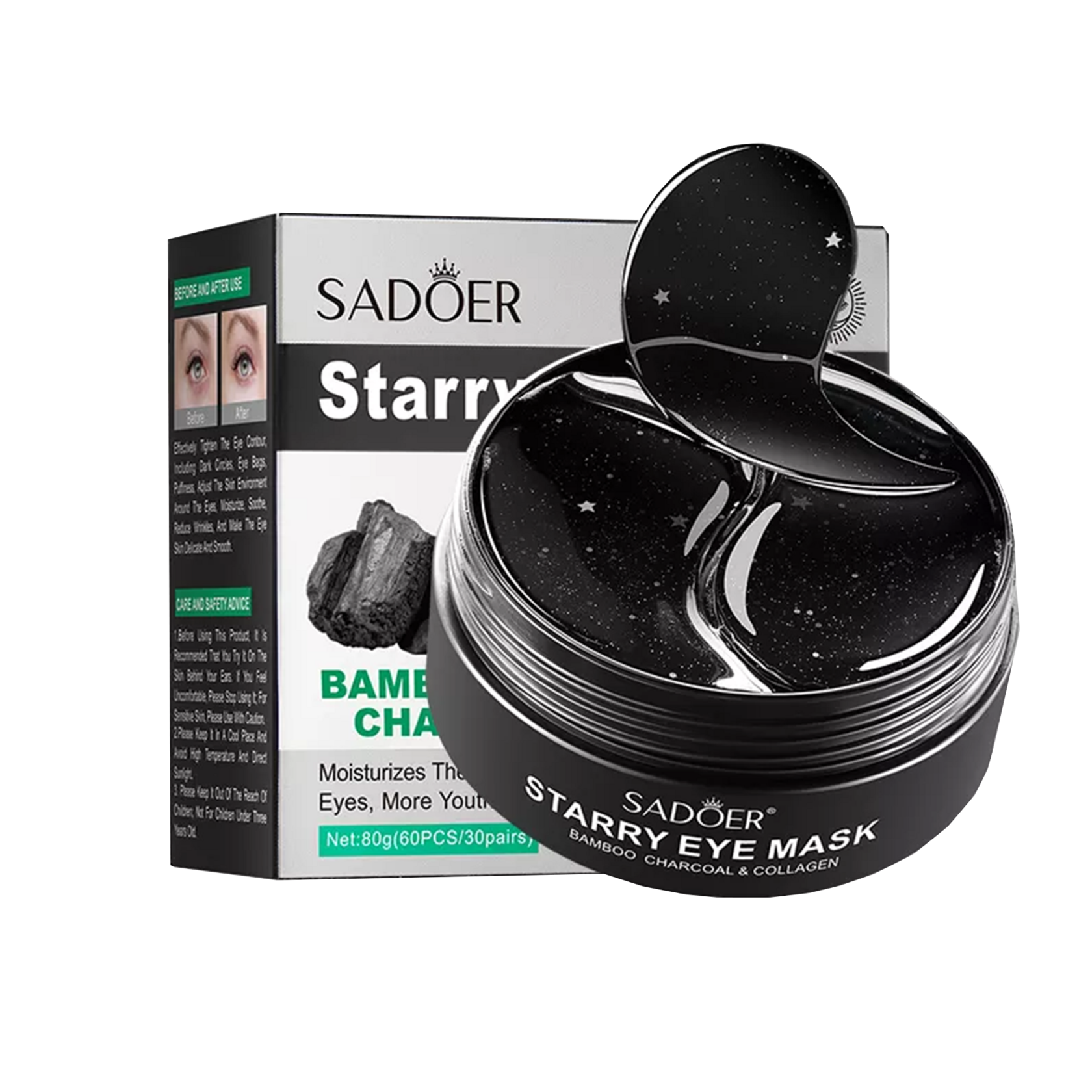 Sadoer как пользоваться. Sadoer патчи для глаз. Маска вокруг глаз sadoer. Патчи бамбуковый уголь. Патчи sadoer гидрогелевые для глаз производитель.