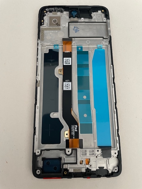 Дисплей с тачскрином Tecno SPARK 20 PRO (черный) оригинал в рамке