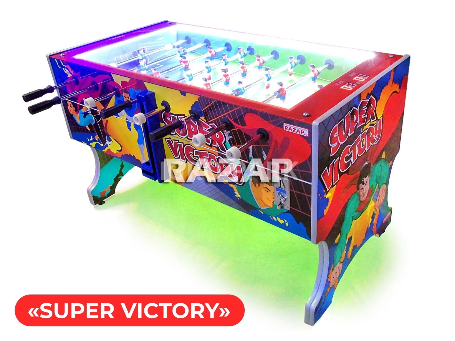 Купить игровой аппарат настольный футбол "Super Victory"