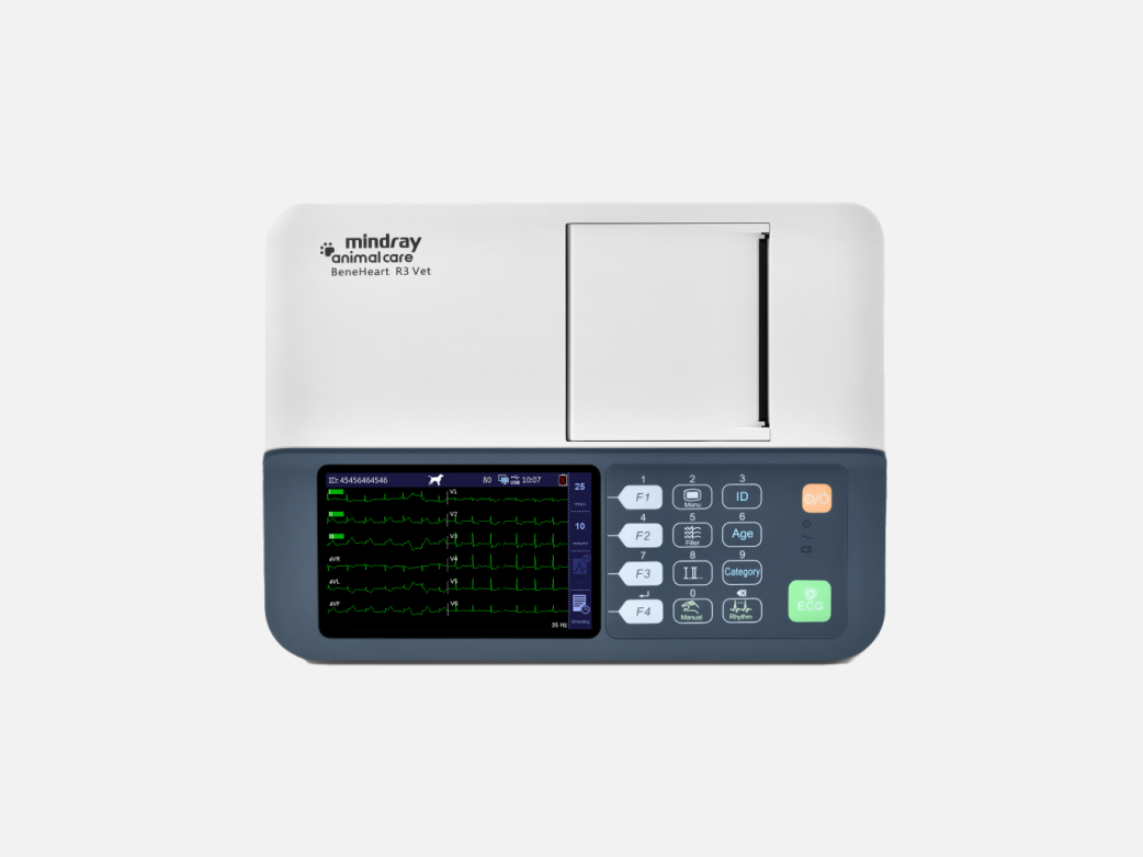 Трехканальный ветеринарный электрокардиограф Mindray BeneHeart R3 Vet 2
