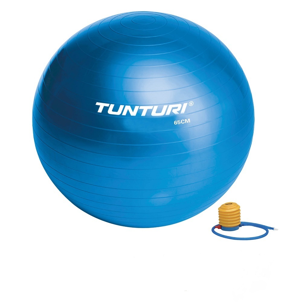 Фитбол Tunturi Gymball, 65 см, синий, с насосом - Tunturi