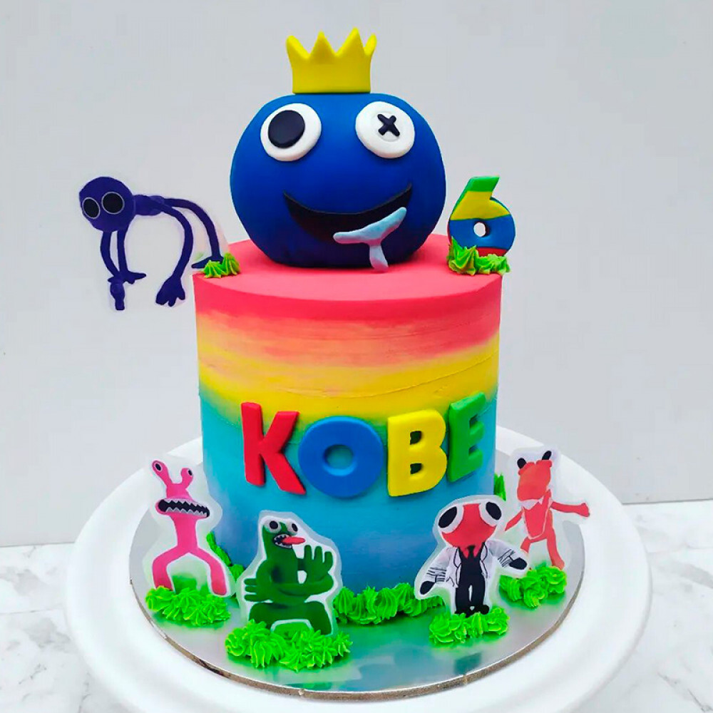торт радужные друзья для мальчика