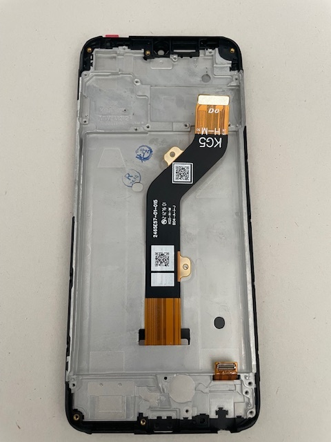 Дисплей с тачскрином Tecno SPARK GO 2022 (черный) оригинал в рамке