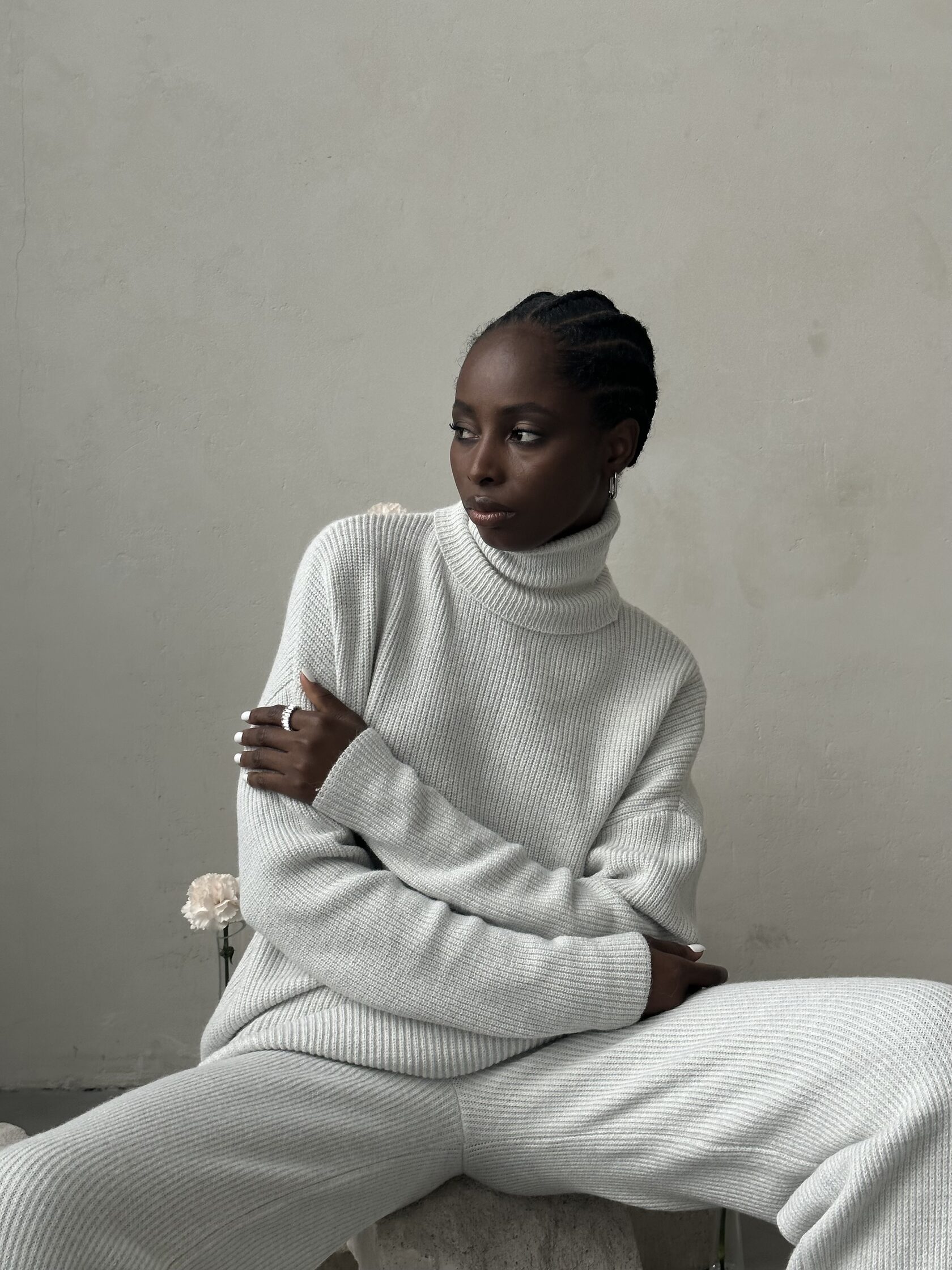 Купить вязаный костюм с брюками Cherry в интернет-магазине Петелька Ӏ ...