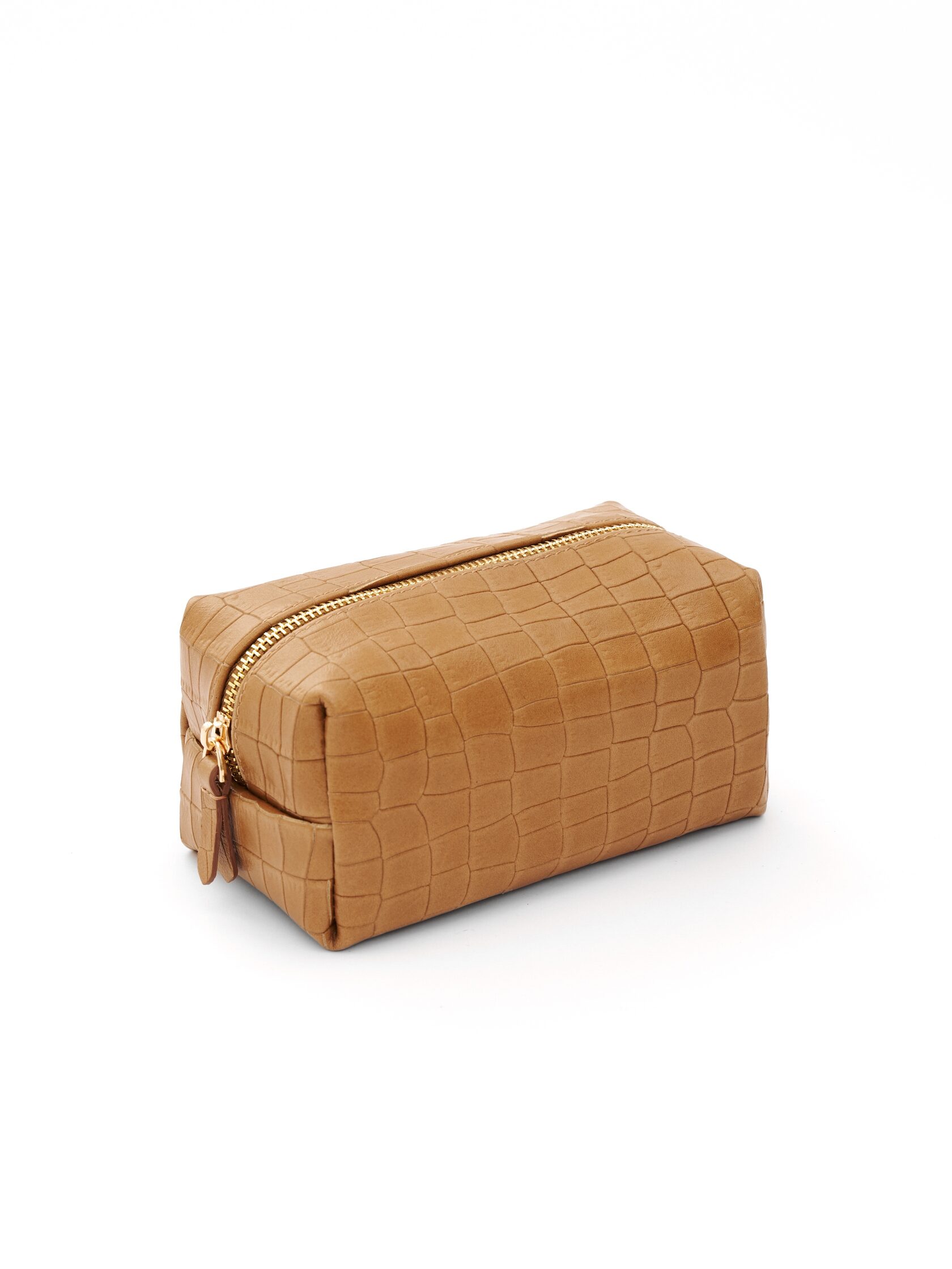 MINI КОСМЕТИЧКА BEIGE CROCO