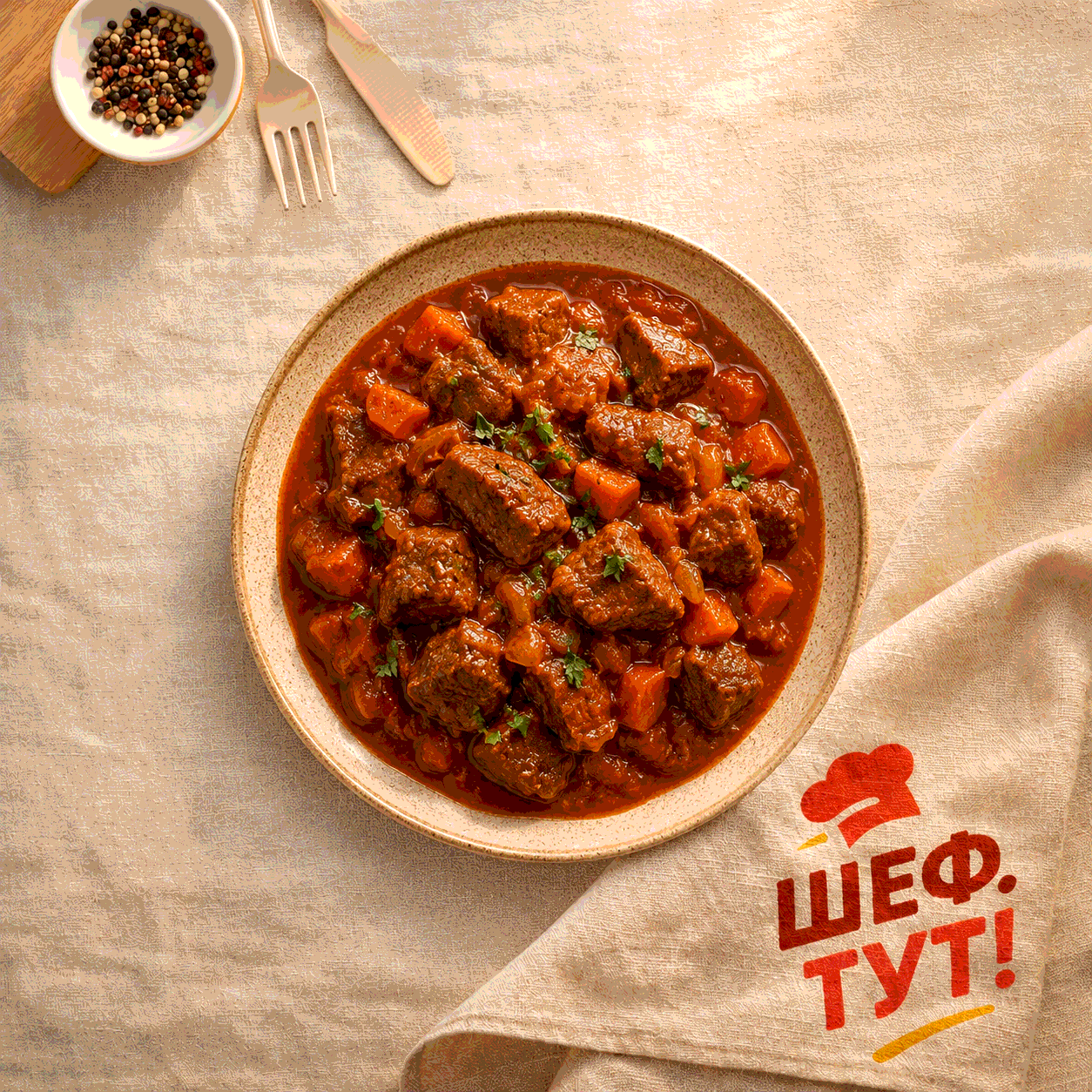 Гуляш из говядины