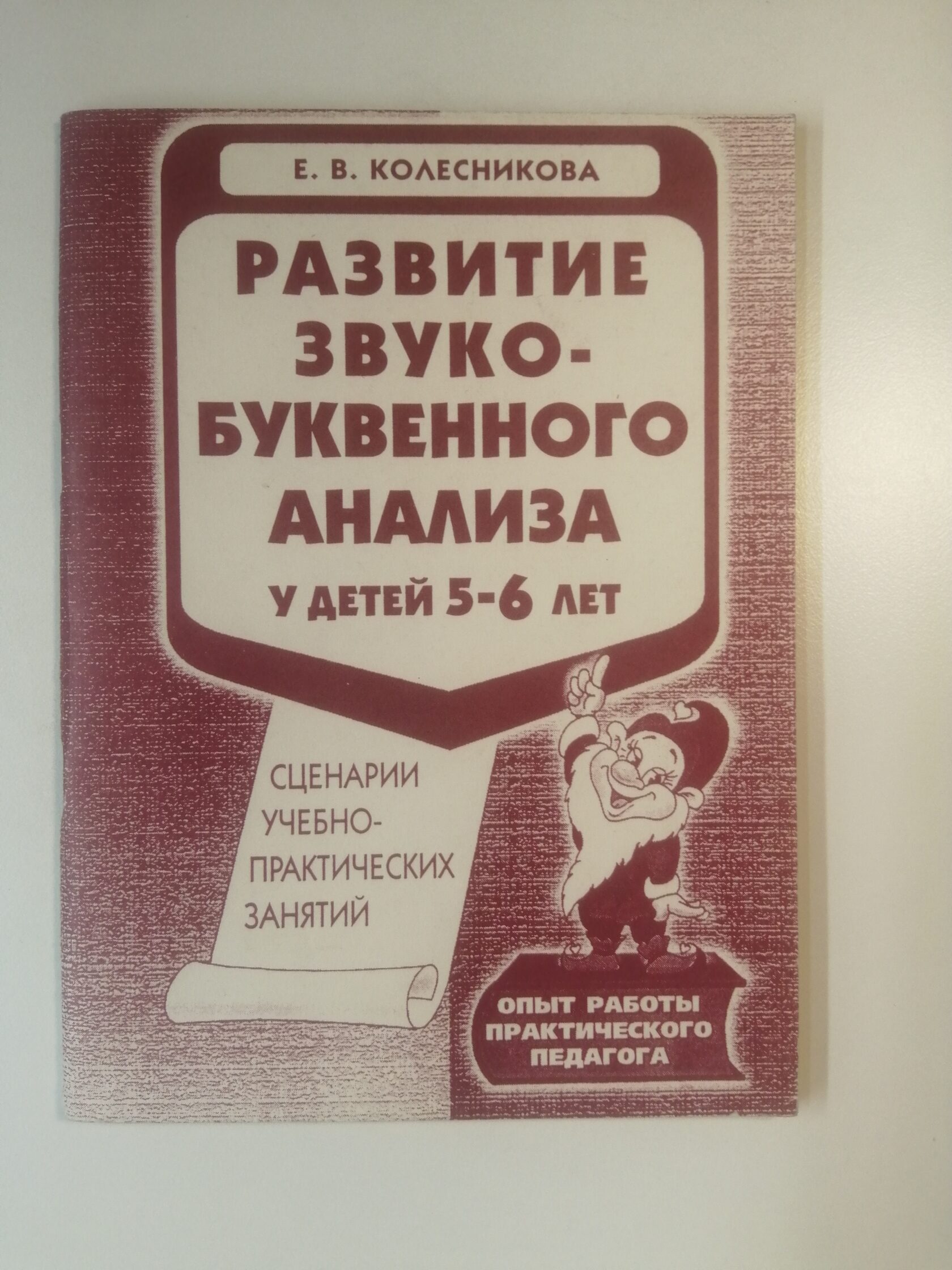 Колесникова Е.В. Развитие звуко-буквенного анализа у детей 5-6 лет