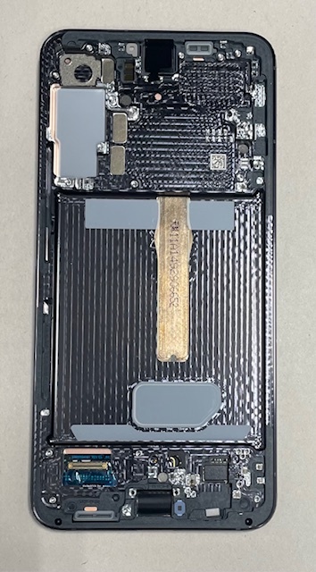 Дисплей с тачскрином Samsung (Самсунг) S22 plus / S906 (сервисный 100% оригинал) (черный) с рамкой