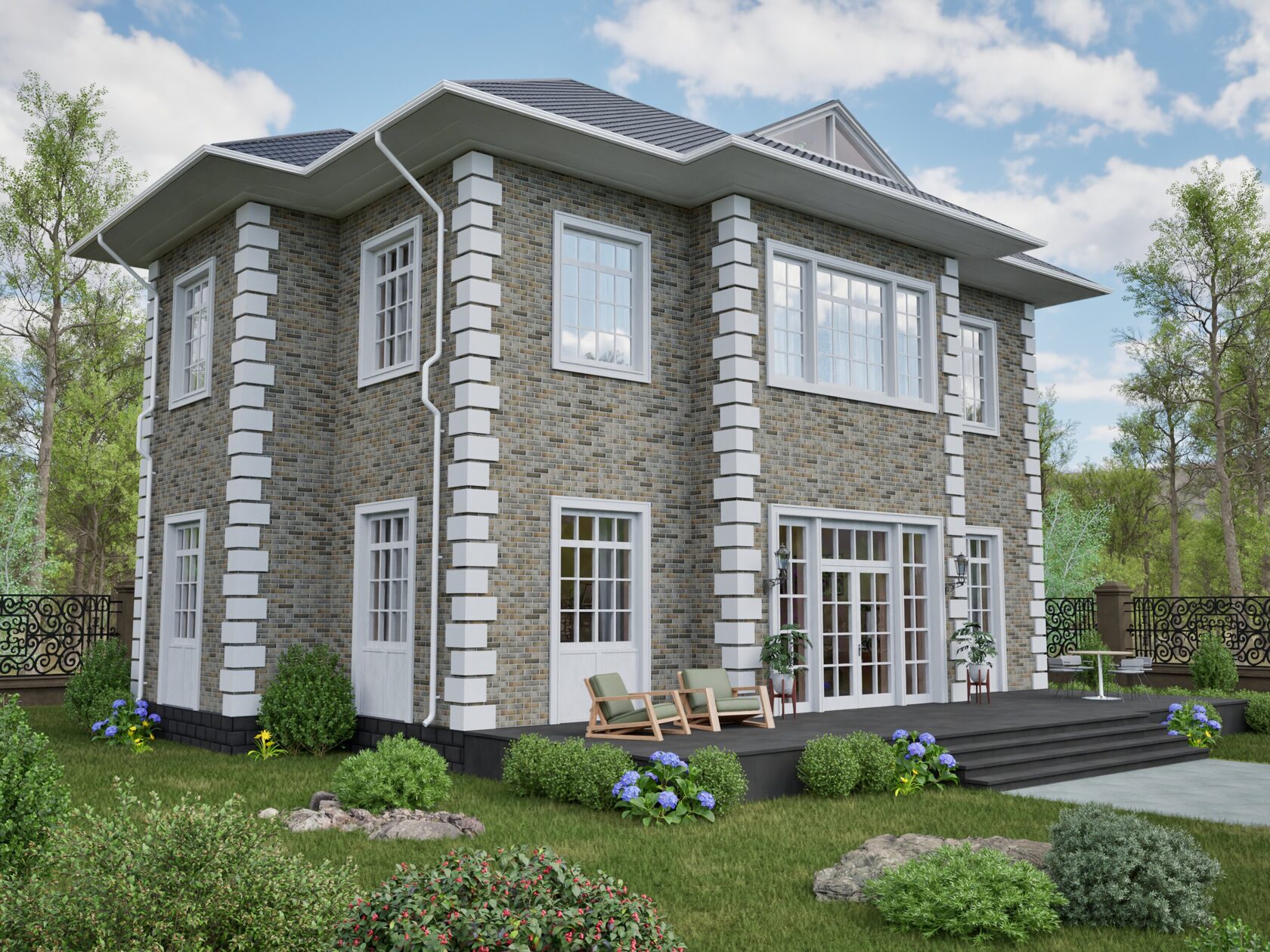 Термопанель BestPoint Ceramics LoftBrick Pepper — фото 7