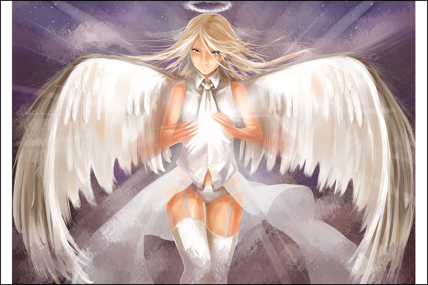 картинки ангелов с крыльями красивые
