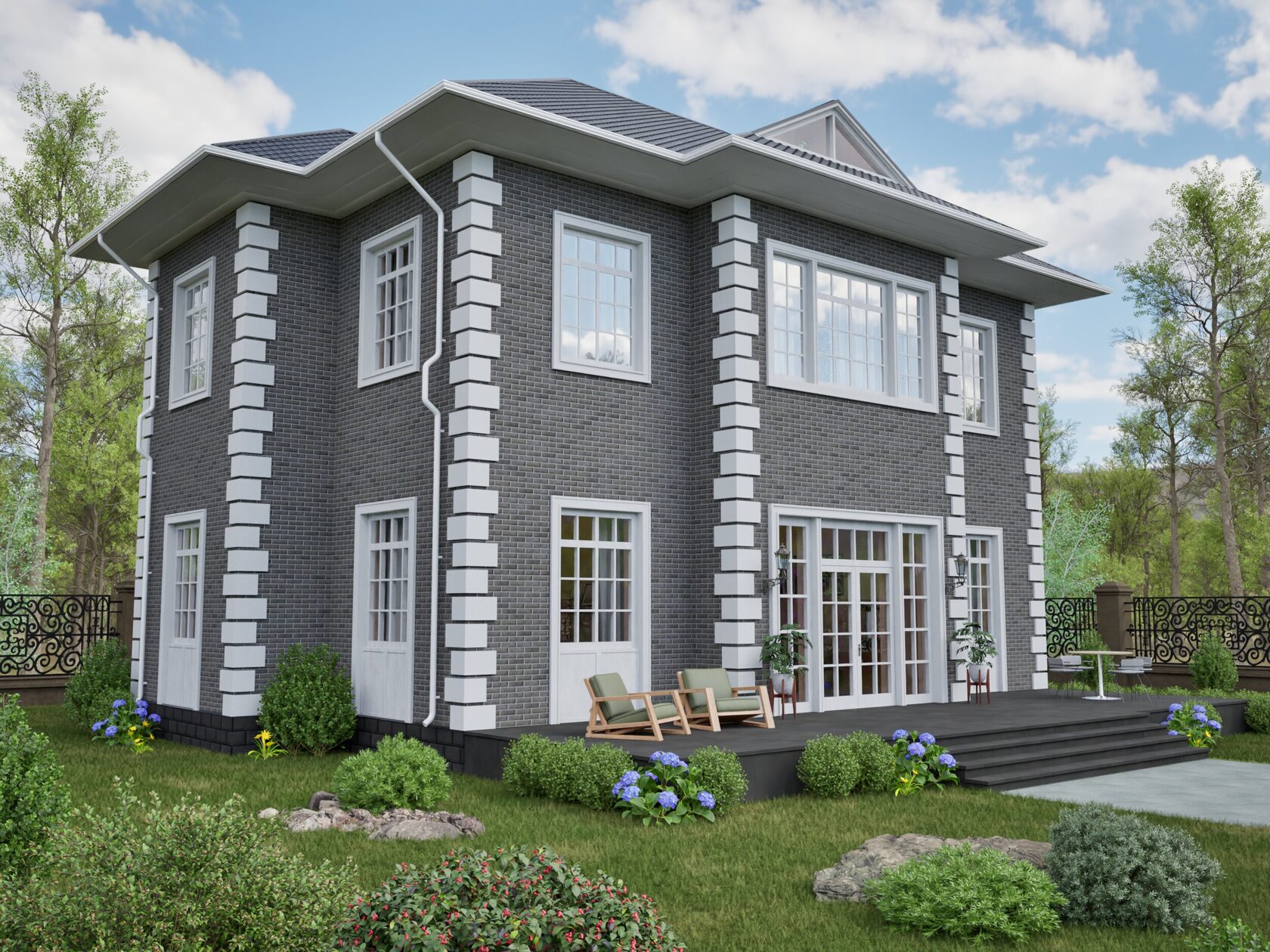 Термопанель BestPoint Ceramics Exclusive Cement Dark — фото 7
