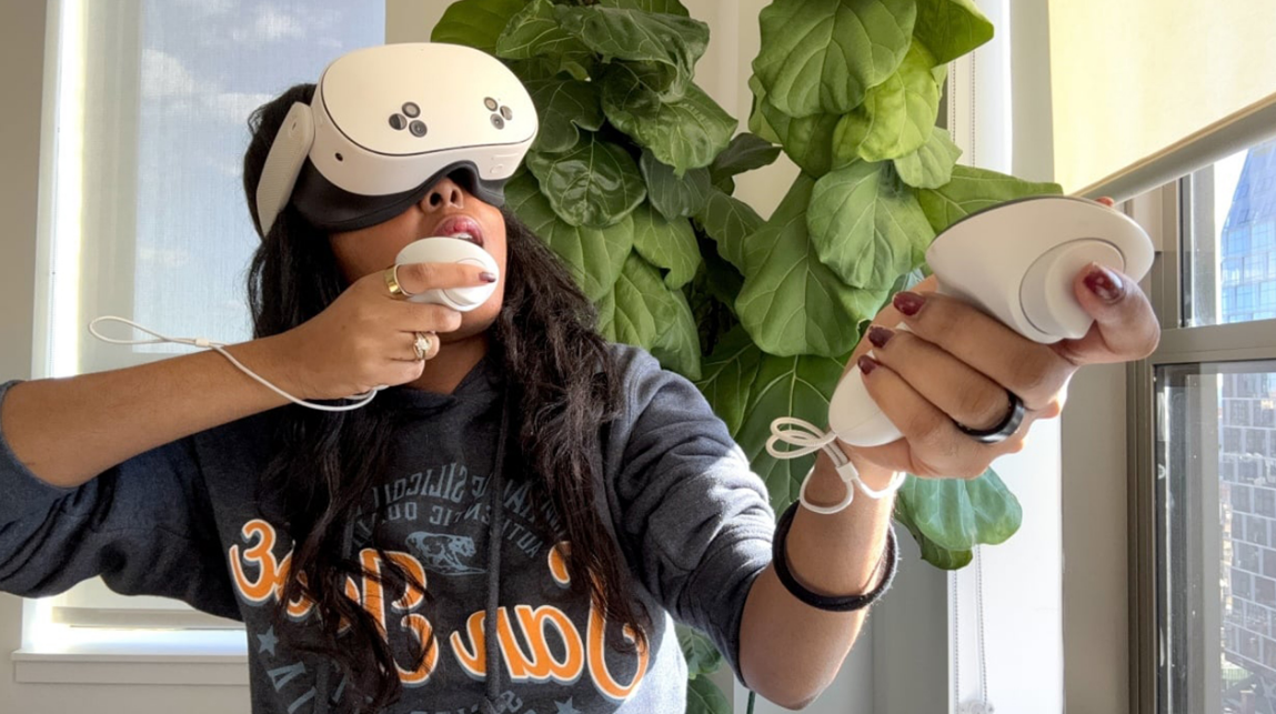 Очки VR с наушниками