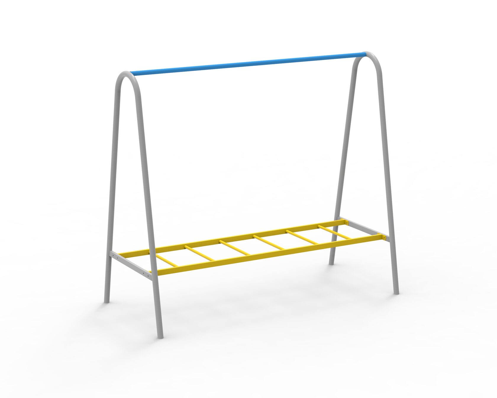 Стойка для выбивания ковров во дворе