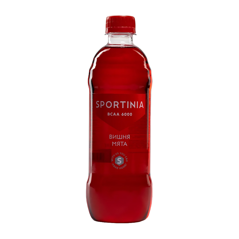 Sportinia BCAA без сахара 500 мл Вишня, Мята - Sportinia