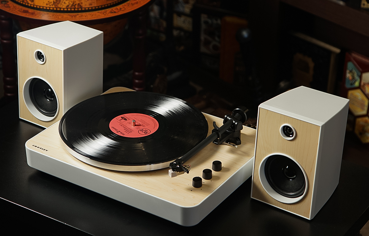 Crosley T170 Shelf System White| PLAY VINYL - UA