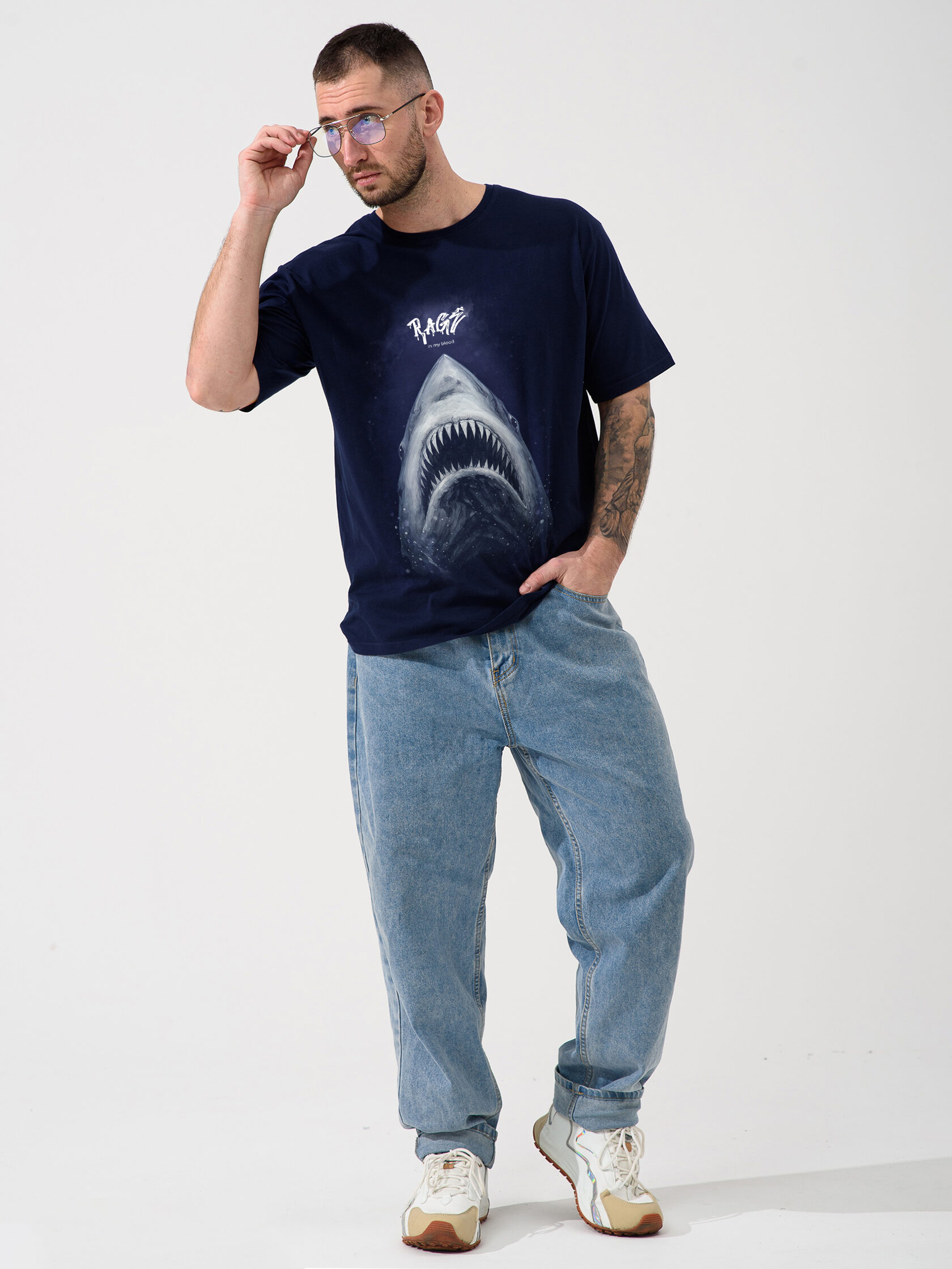 
Футболка мужская "Акула"