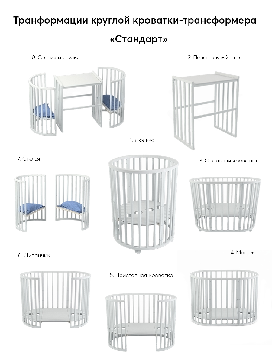 кровать трансформер для новорожденных инструкция