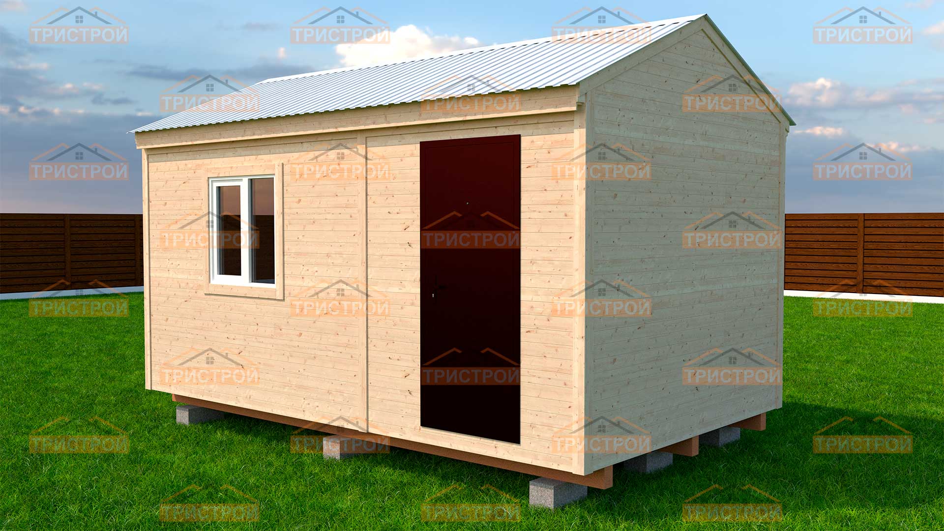 Бытовка 5х3 "Скат-Комфорт" - TreeStroy