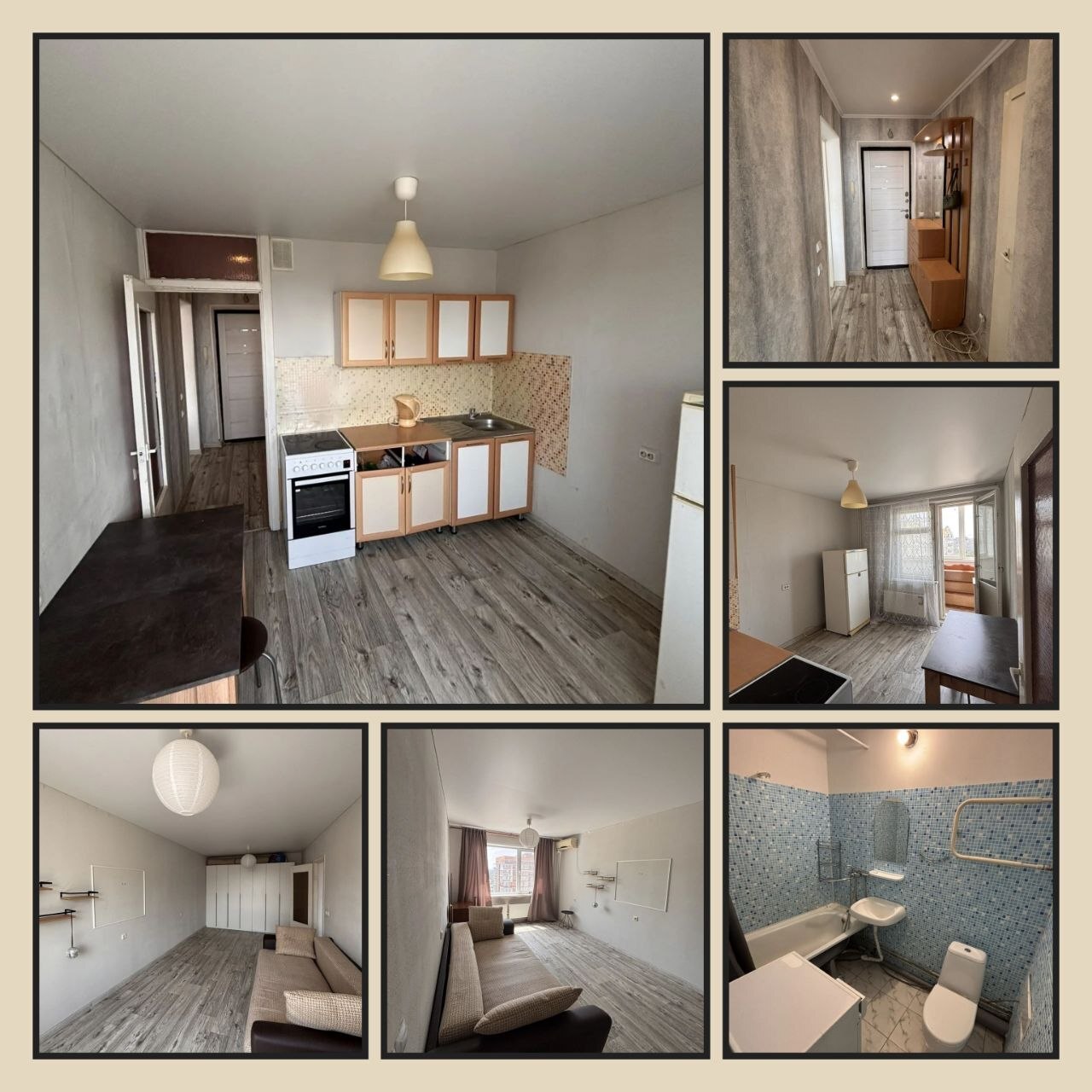 1-комнатная квартира, 39 м², ЮМР