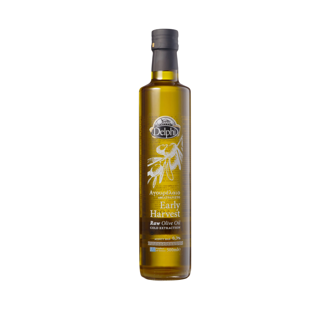 Delphi Масло оливковое нерафинированное Extra Virgin Каламата 0,5л. Греция
