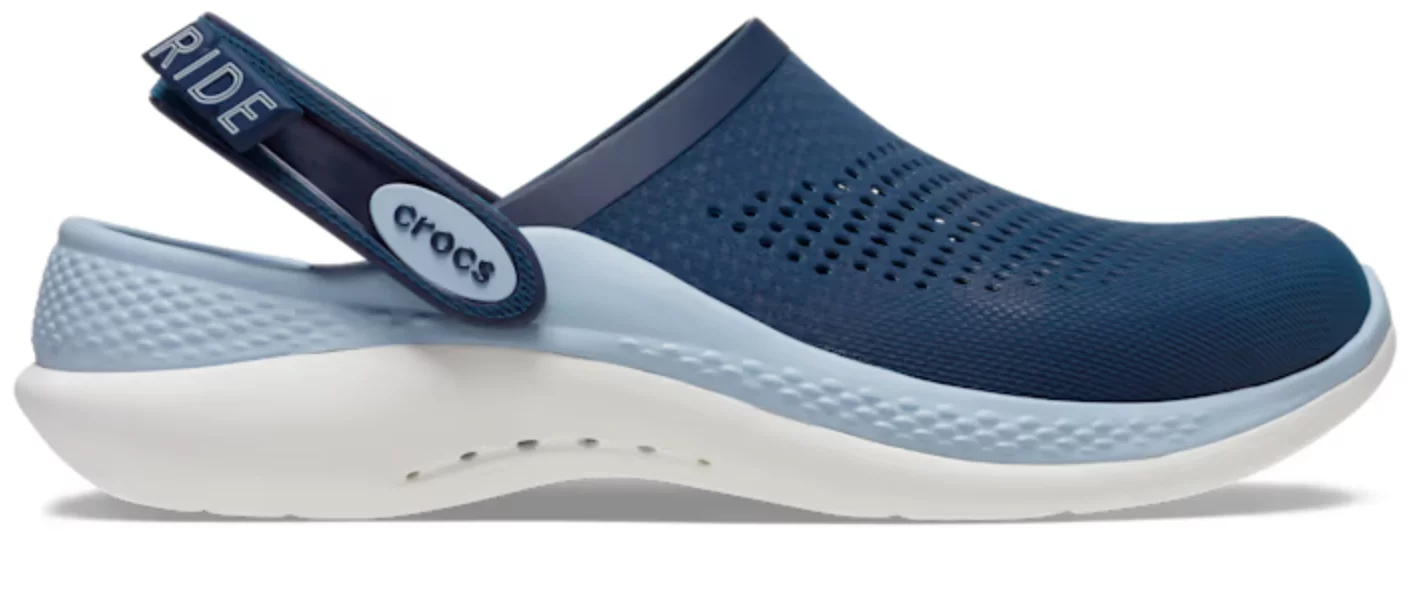 Crocs literide navy on sale blue clogs sandals