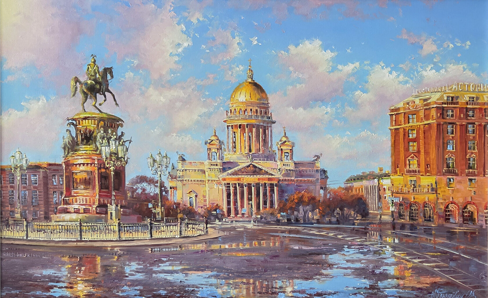 Картина «Утро в Петербурге» - Полюткин Олег