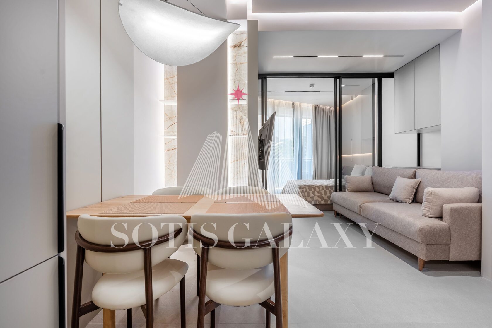 Студия 35 м² · вид на закат Сан-Сити Сочи аренда