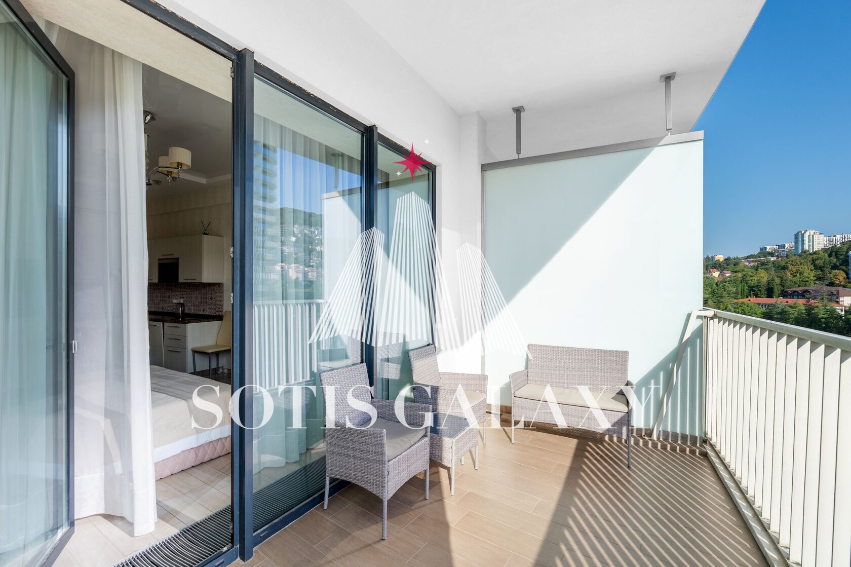 Студия 45 м² · 10 этаж Актёр Гэлакси Сочи аренда