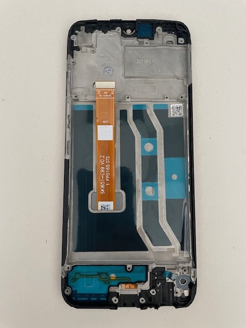 Дисплей с тачскрином Realme C21Y / Realme C25Y 100% оригинал в рамке черный