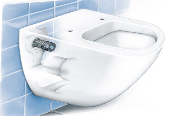 Скрытое крепление унитазов от Villeroy & Boch