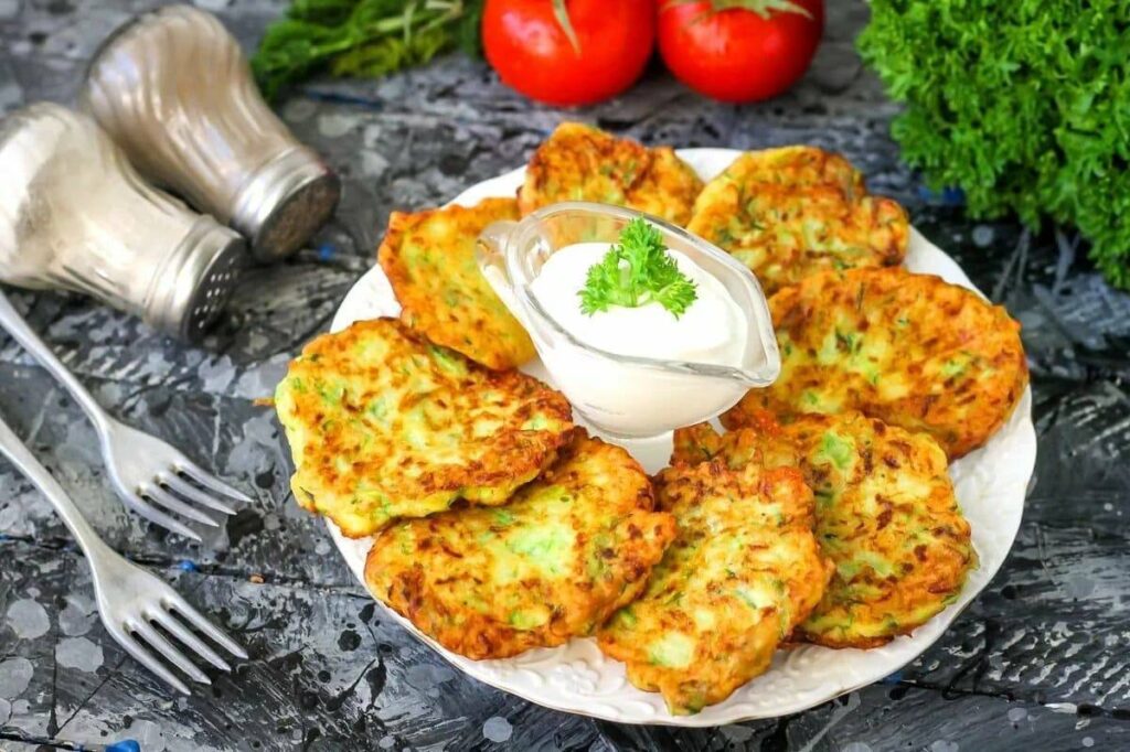 Оладьи кабачковые