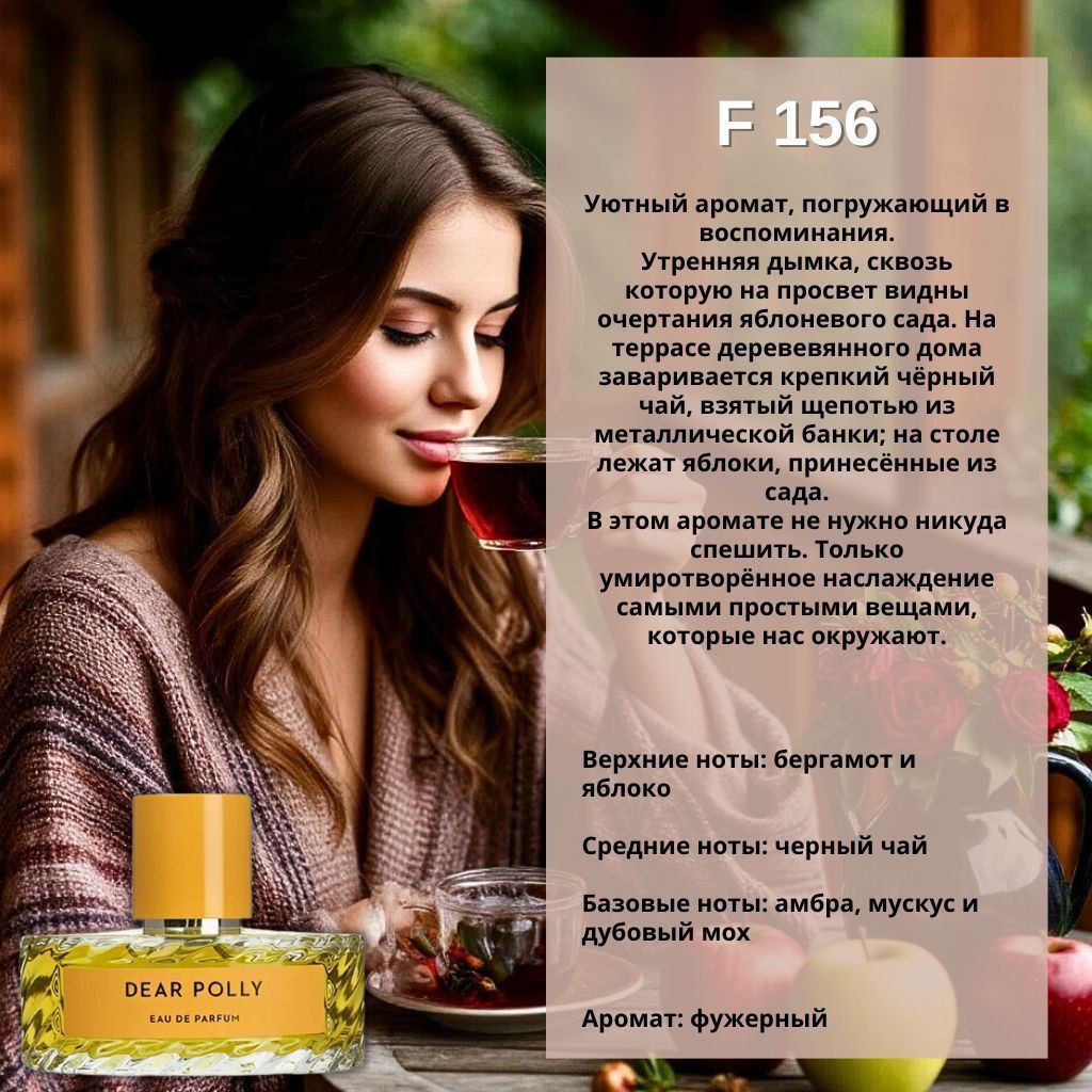 MARSO F 156 создан по мотивам Dear Polly Vilhelm Parfumerie.